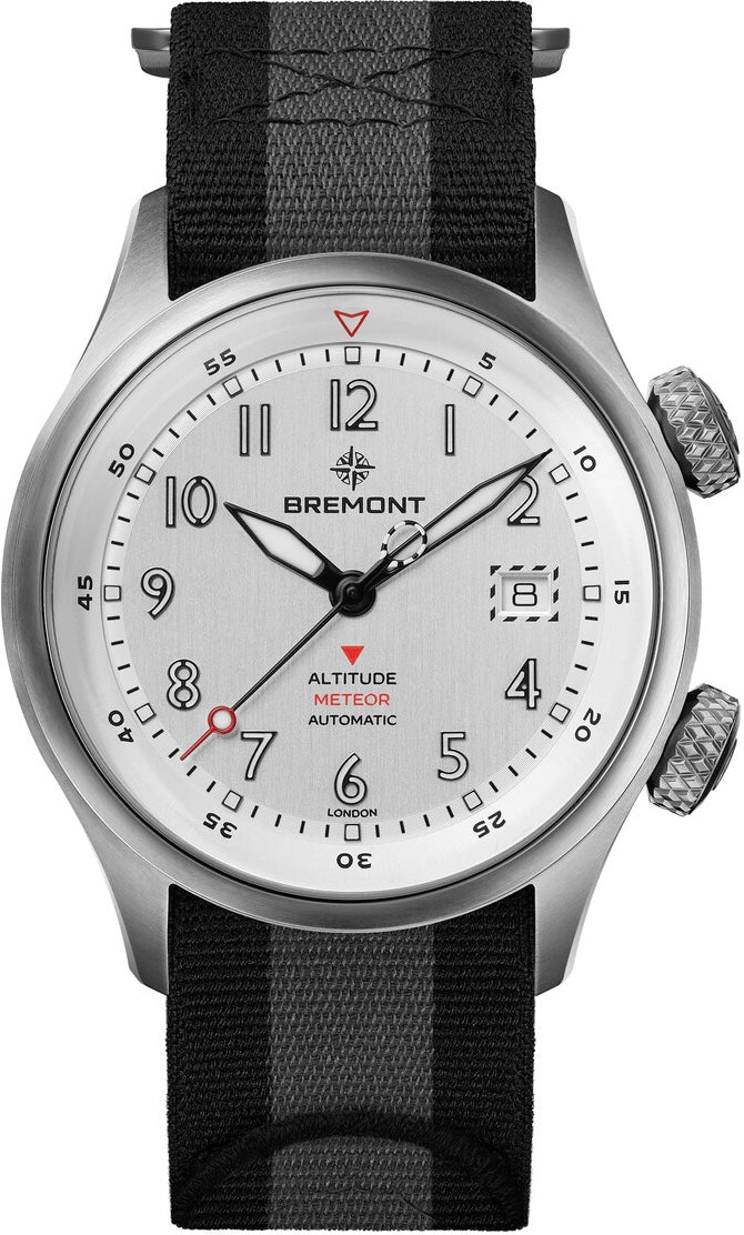 Bremont Altitude MB Meteor Silver Titanium Barrel Nato Watch