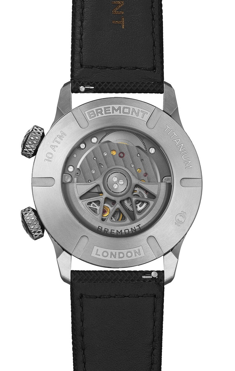 Bremont Altitude MB Meteor Silver Titanium Barrel Leather Watch - Image 3