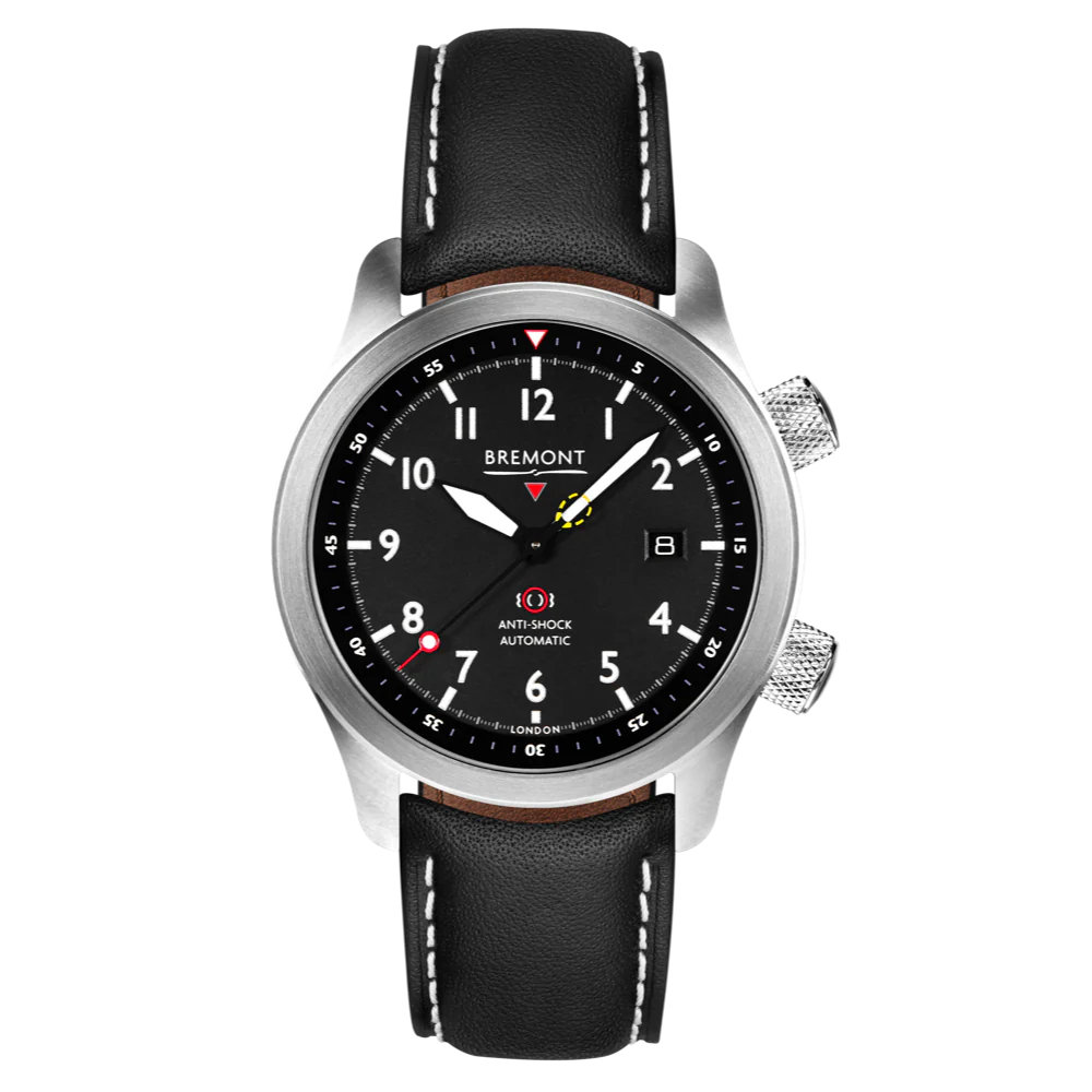 Bremont Watch MBII Custom Stainless Steel Black Dial with Bronze Barrel & Open Case Back - Image 10