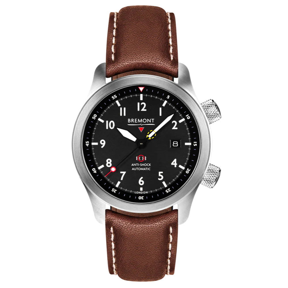 Bremont Watch MBII Custom Stainless Steel Black Dial with Bronze Barrel & Open Case Back - Image 2