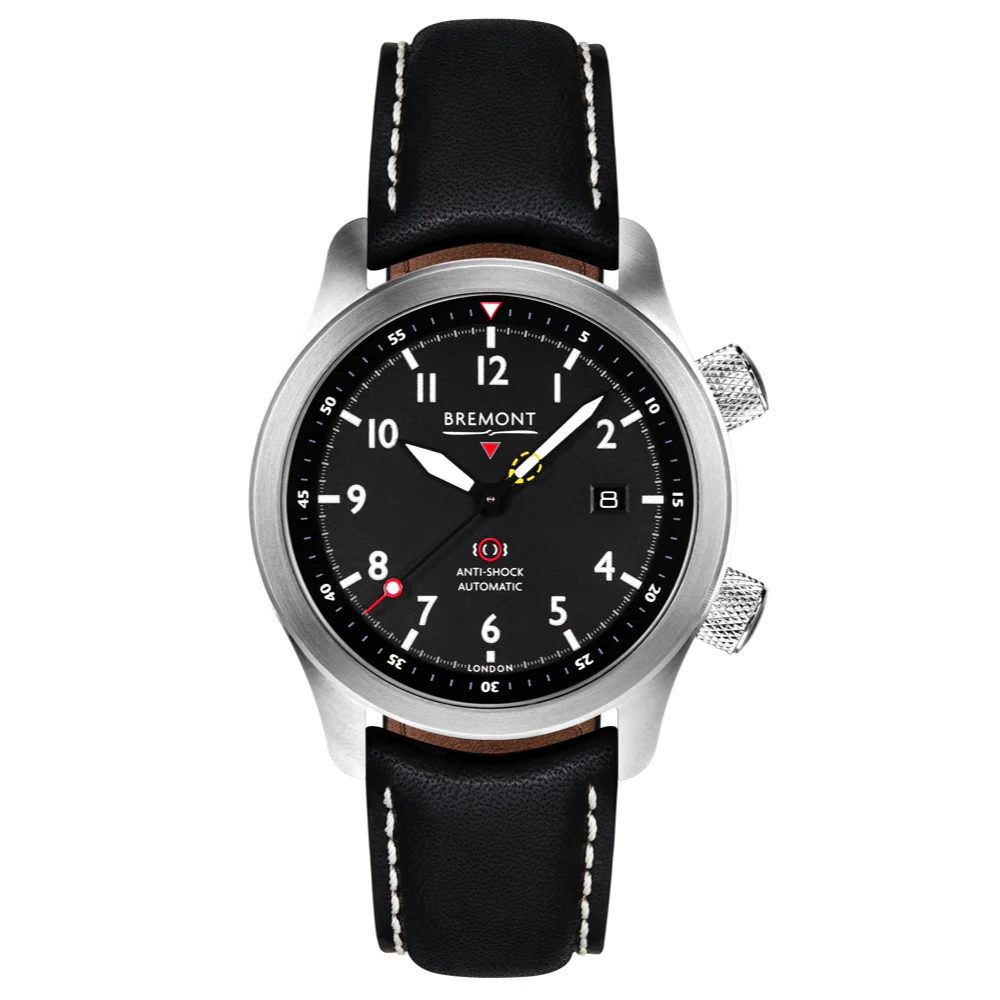 Bremont Watch MBII Custom Stainless Steel Black Dial with Titanium Barrel & Closed Case Back - Image 11