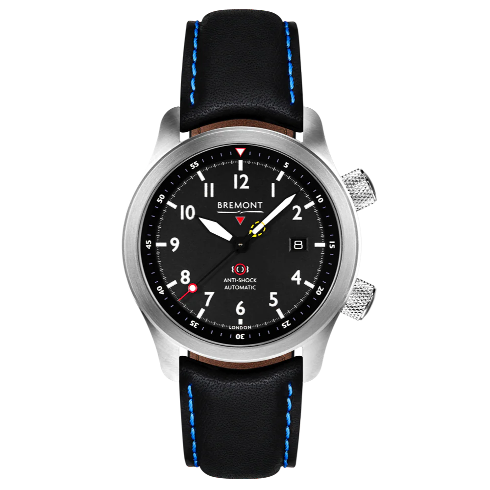 Bremont Watch MBII Custom Stainless Steel Black Dial with Titanium Barrel & Closed Case Back - Image 6