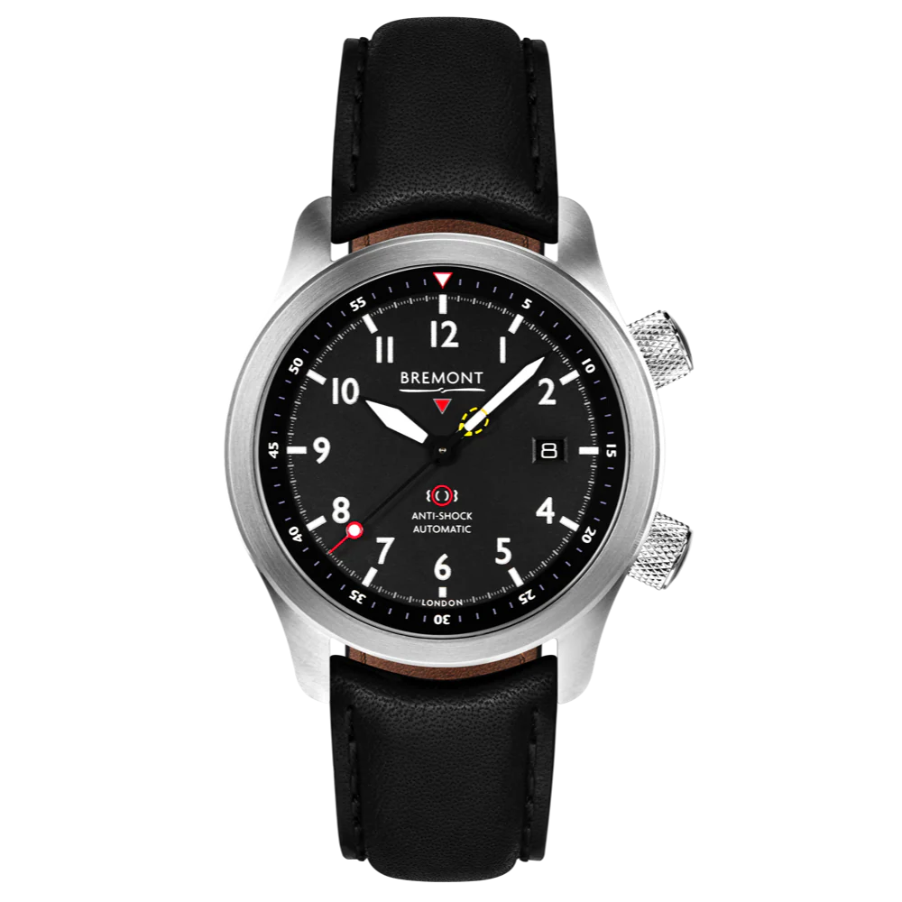 Bremont Watch MBII Custom Stainless Steel Black Dial with Titanium Barrel & Open Case Back - Image 8