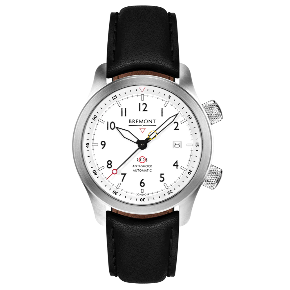 Bremont Watch MBII Custom Stainless Steel White Dial with Bronze Barrel & Closed Case Back - Image 8