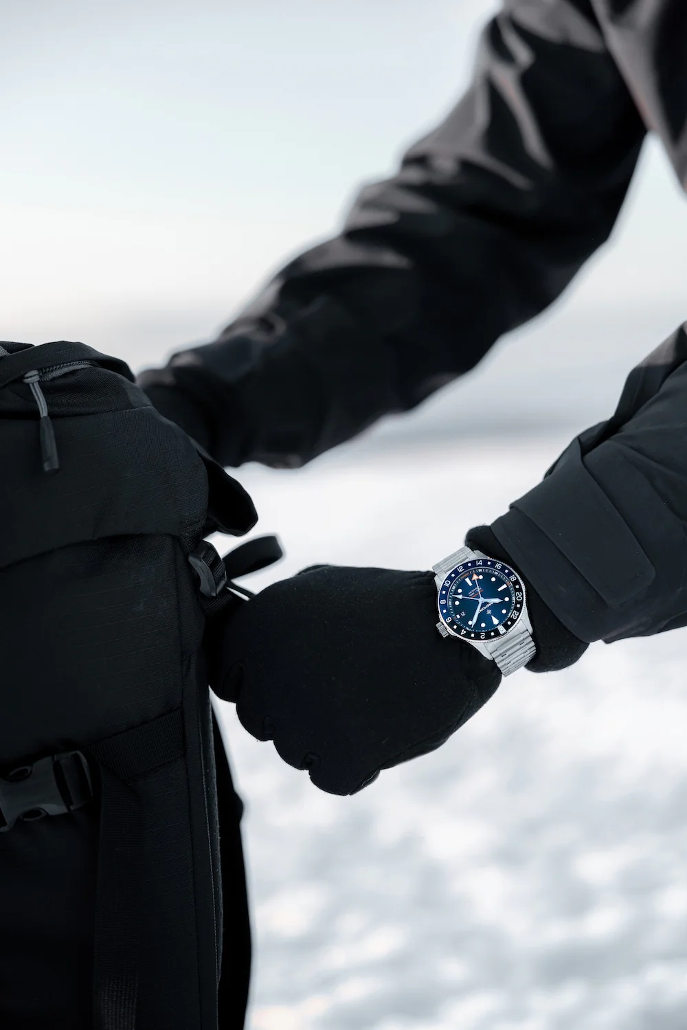 Bremont Supermarine 300M GMT Blue Black Bracelet Limited Edition Watch - Image 5