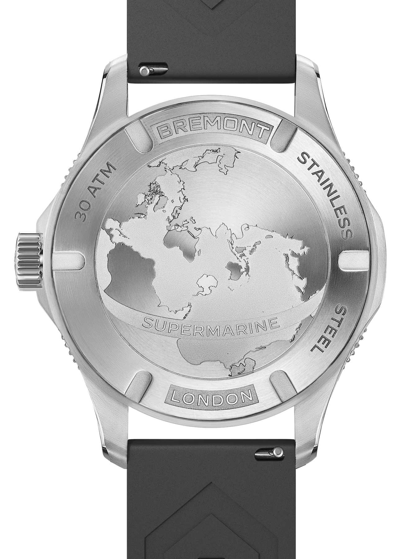 Bremont Supermarine 300M GMT Green Black Rubber Watch - Image 2