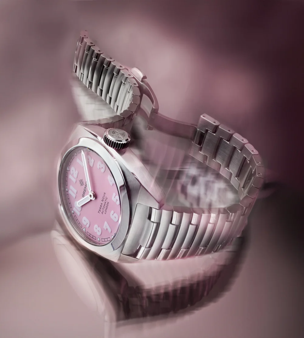 Bremont Terra Nova 38mm Pink Limited Edition Watch - Image 8