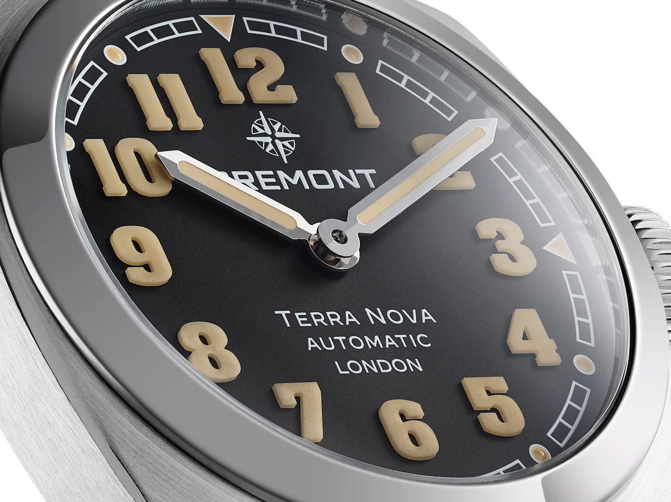 Bremont Terra Nova 38 Black Leather Watch - Image 4
