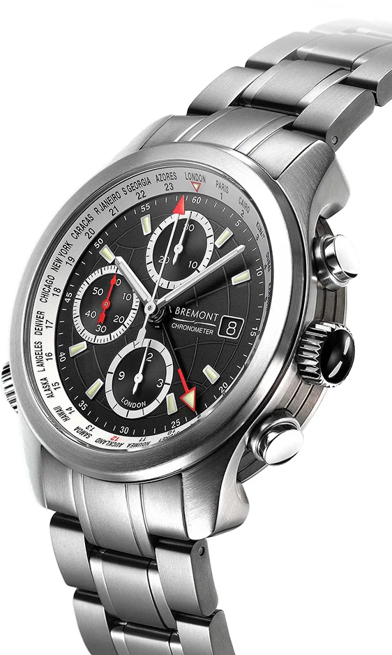 Bremont Watch World Timer ALT1-WT Black Bracelet - Image 2