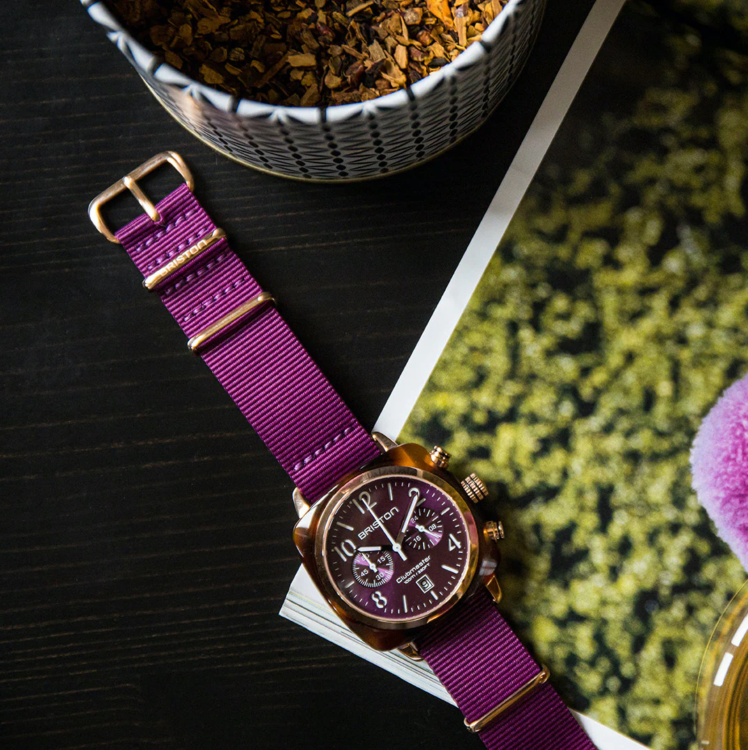 Briston Watch Clubmaster Classic Acetate Gold - Image 2