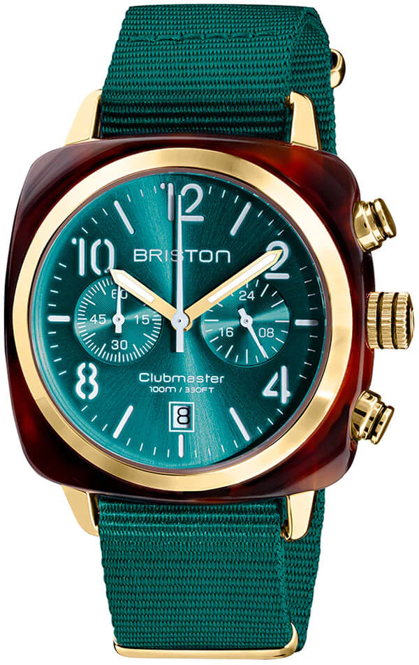 Briston Watch Clubmaster Classic Acetate Gold