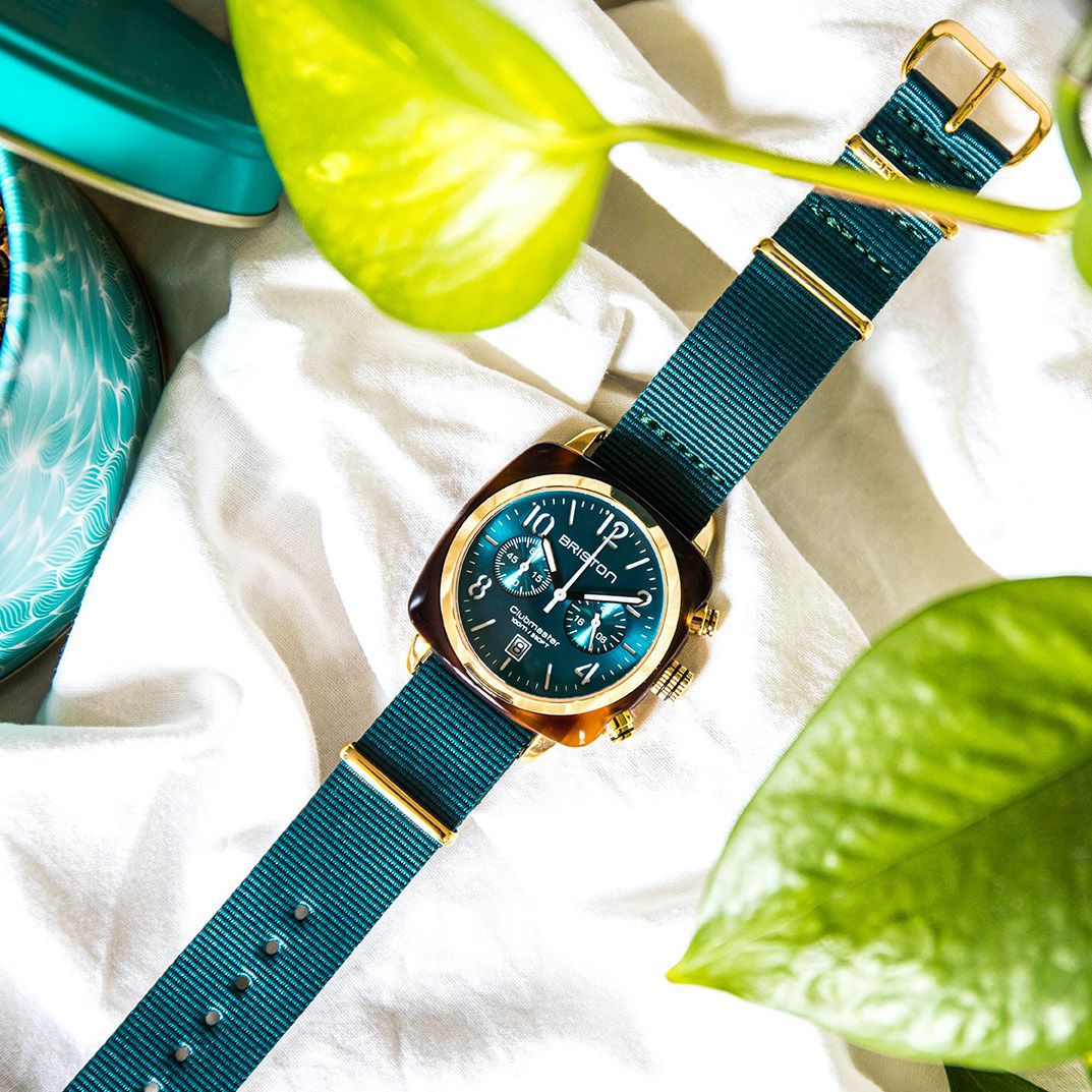 Briston Watch Clubmaster Classic Acetate Gold - Image 2