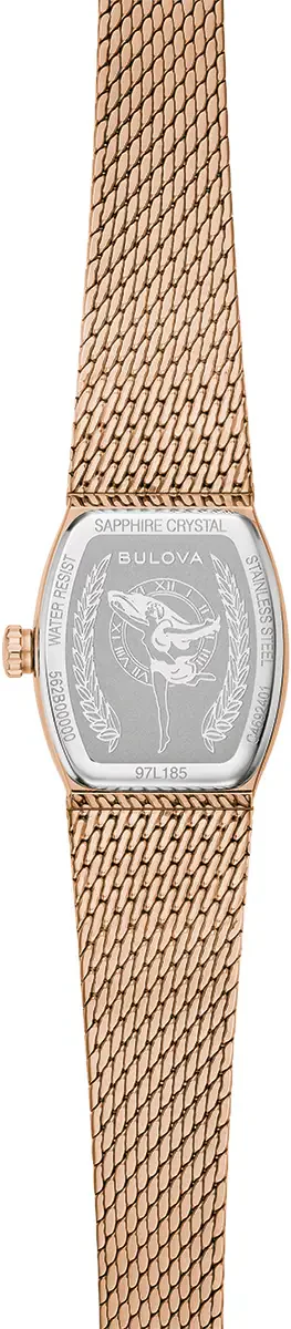 Bulova Goddess of Time Tiger Eye Stone Watch - Image 4