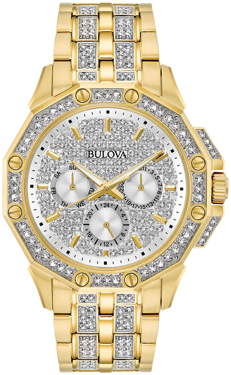 Bulova Crystal Octava Mens Watch