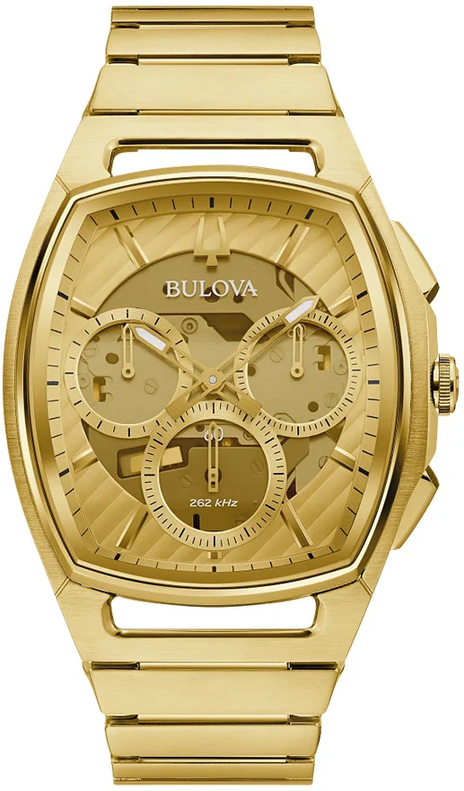 Bulova Watch Curve Chronograph D