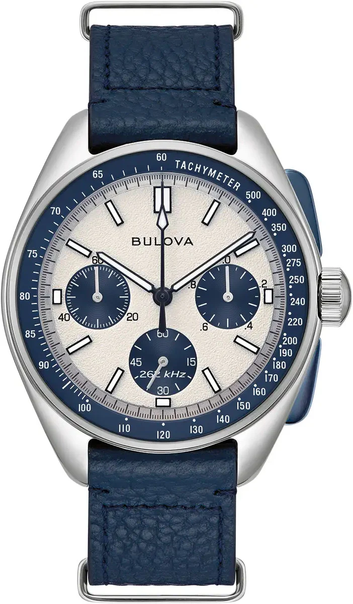 Bulova Lunar Pilot Chronograph Mens Watch - Image 3