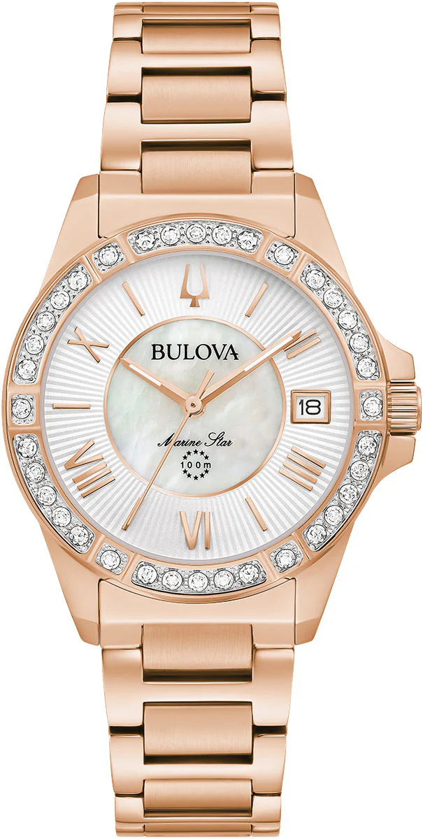 Bulova Watch Marine Star Ladies D