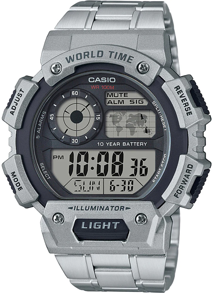 Casio Watch Illuminator World Time