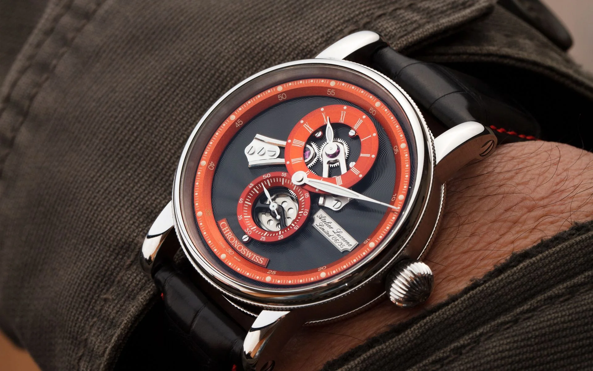 Chronoswiss Watch Flying Regulator Open Gear Limited Edition - Image 3
