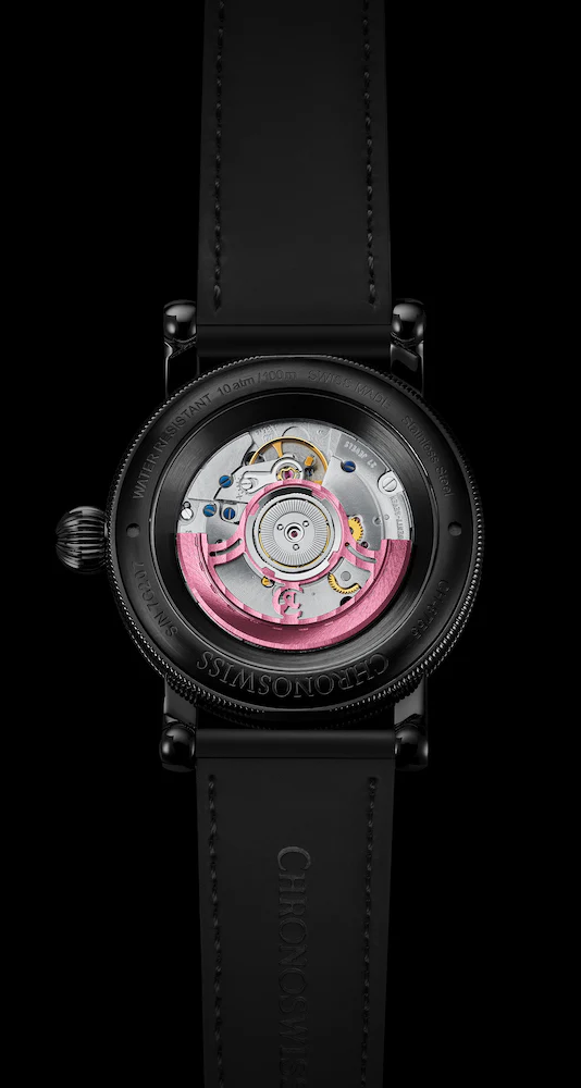 Chronoswiss Watch Flying Regulator Open Gear Pink Panther Limited Edition - Image 3