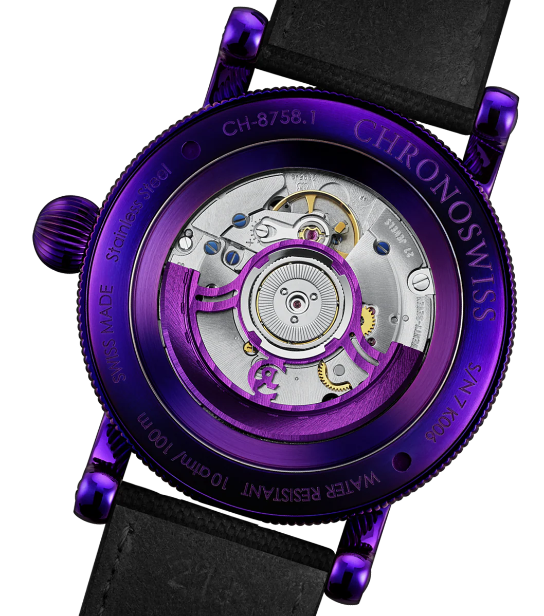 Chronoswiss Watch Flying Regulator Open Gear Purple Haze Limited Edition - Image 4