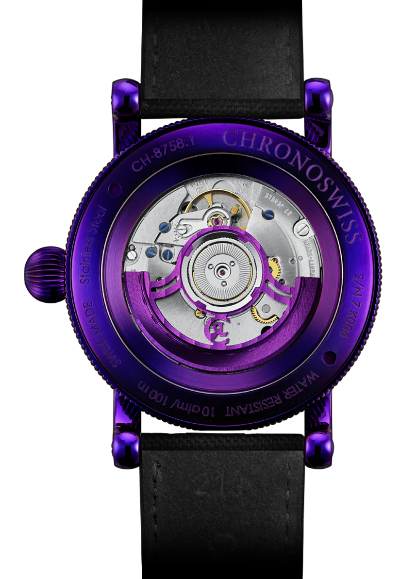 Chronoswiss Watch Flying Regulator Open Gear Purple Haze Limited Edition - Image 5