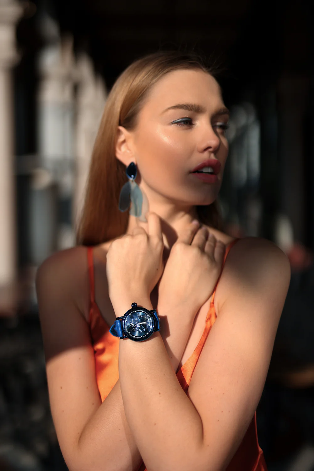 Chronoswiss Watch Open Gear ReSec Electric Blue Limited Edition - Image 4