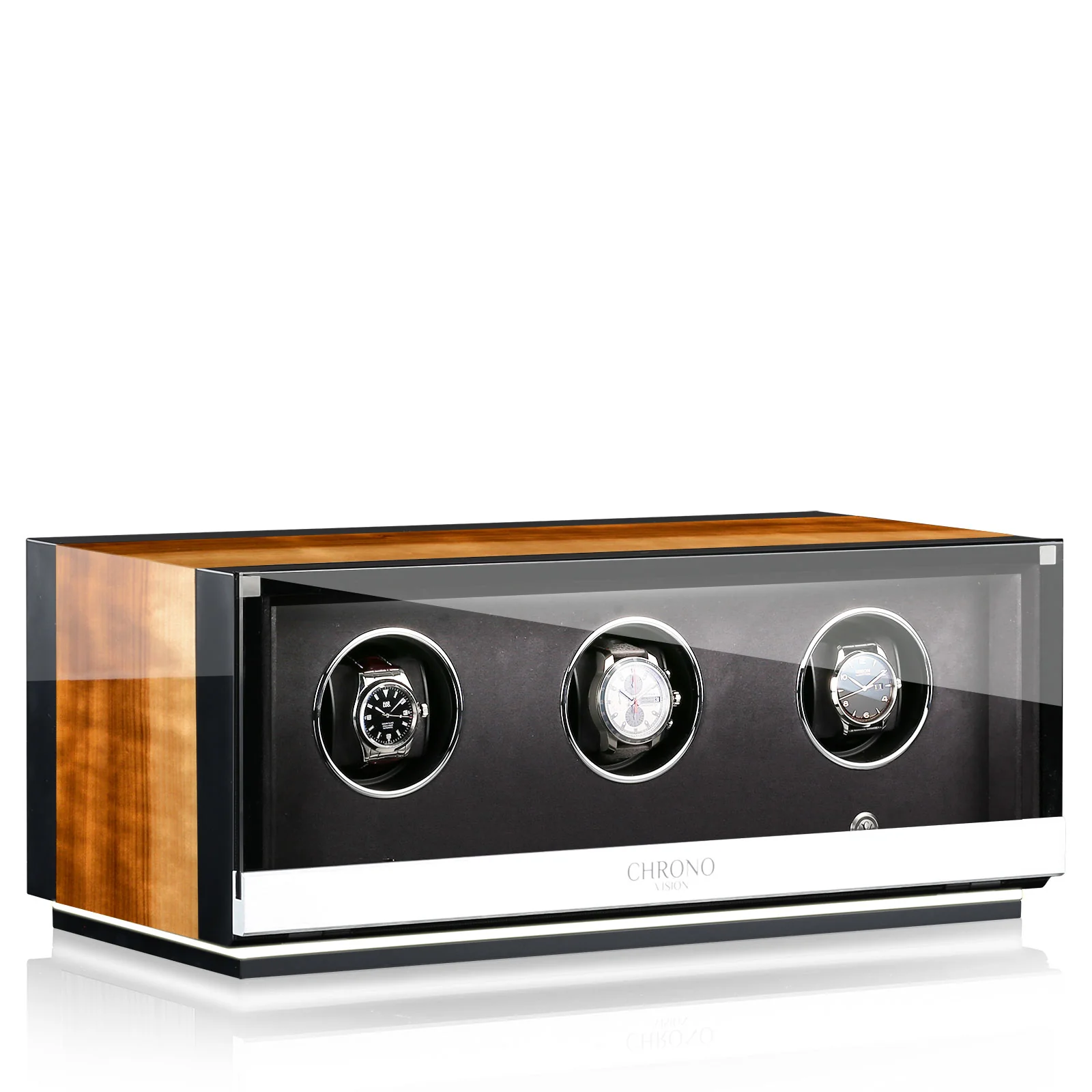 Chronovision Watch Winder Ambiance III Aurosso High Gloss Black High Gloss - Image 3