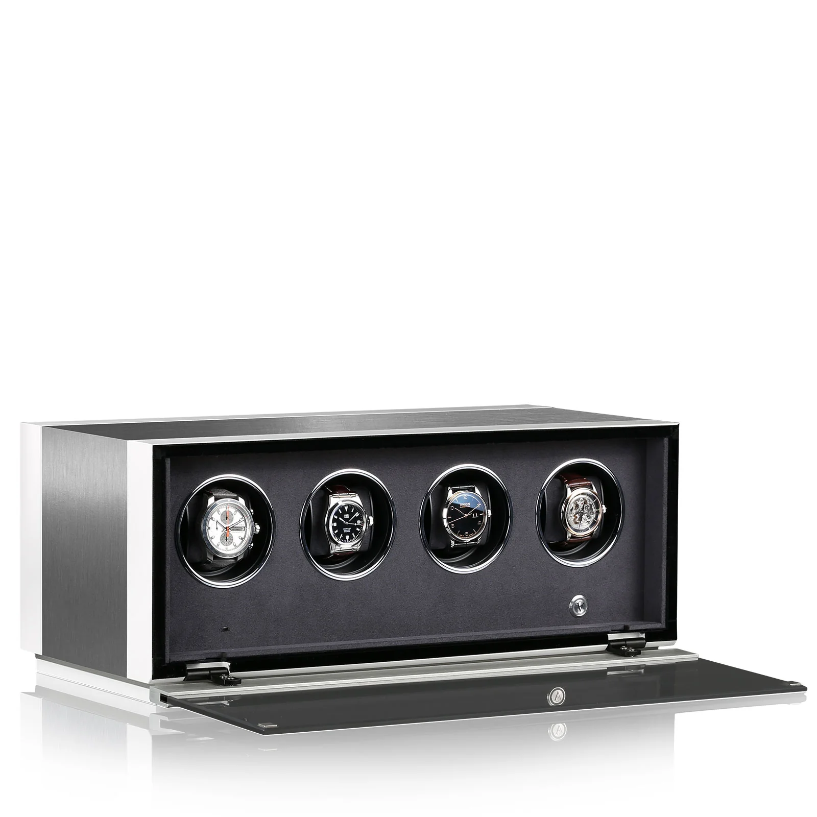 Chronovision Watch Winder Ambiance IV Alu White Silk - Image 2