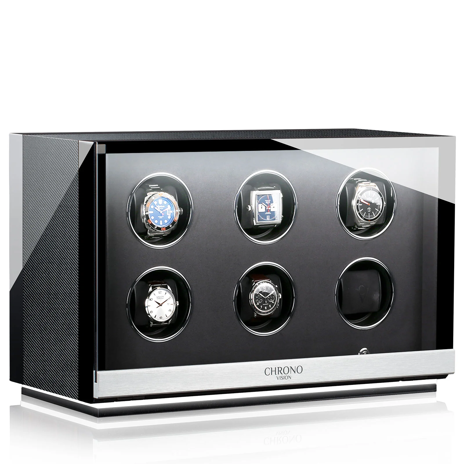 Chronovision Watch Winder Ambiance VI Carbon Black High Gloss - Image 2