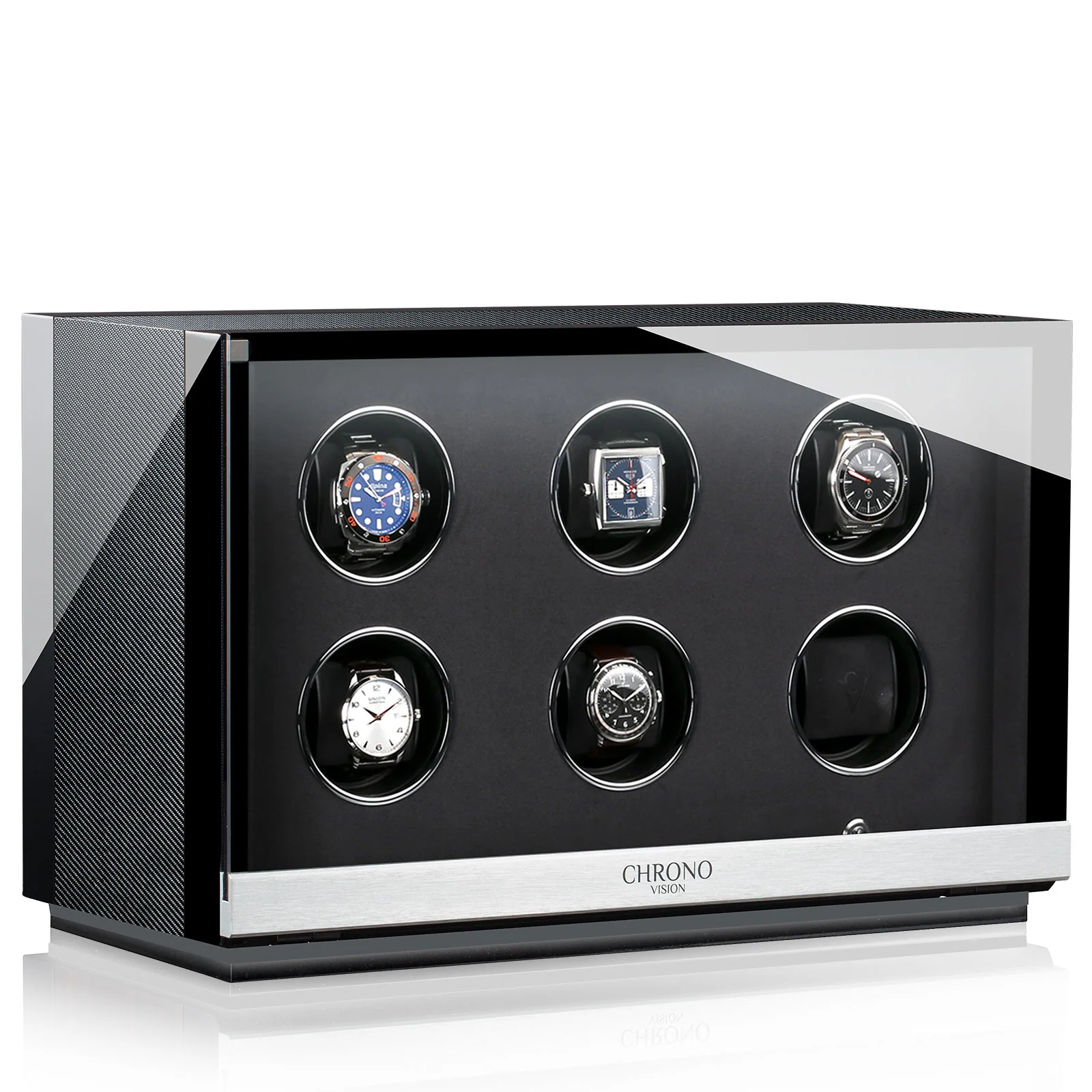 Chronovision Watch Winder Ambiance VI Carbon Black High Gloss - Image 3