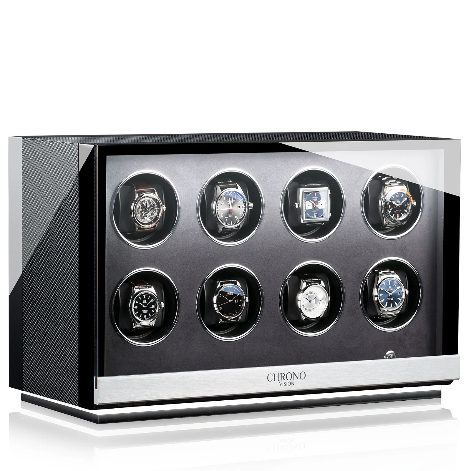 Chronovision Watch Winder Ambiance VIII Carbon Black High Gloss - Image 2