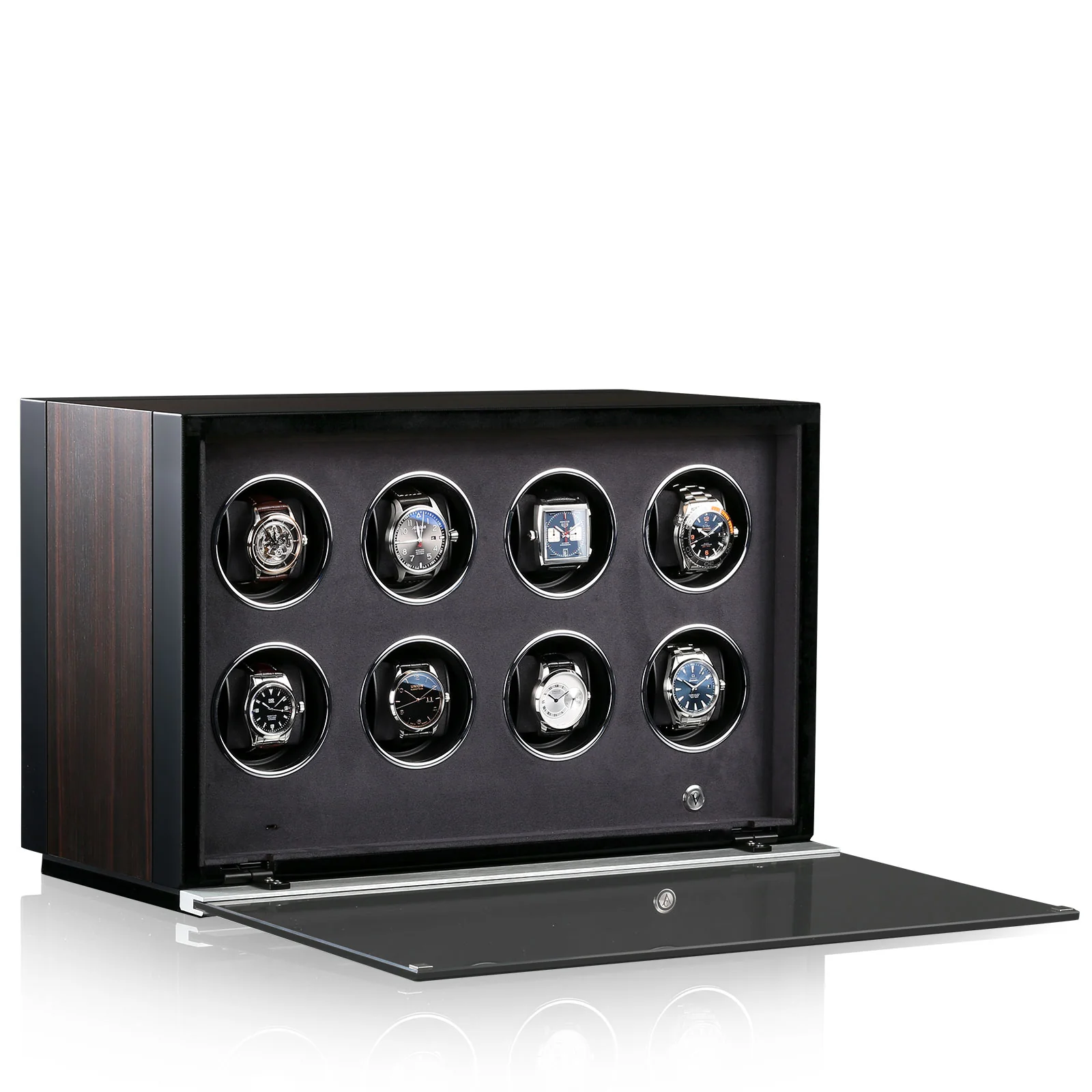 Chronovision Watch Winder Ambiance VIII Ebony Silk Black Silk