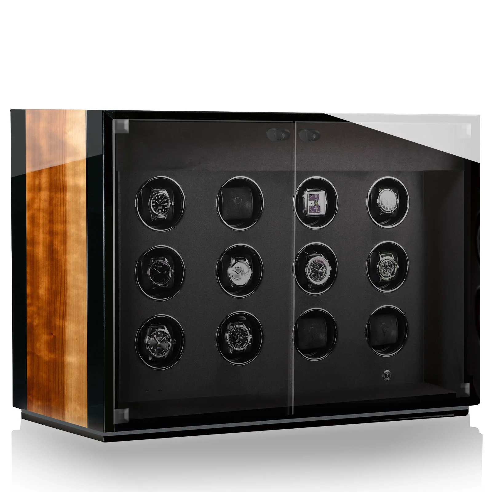 Chronovision Watch Winder Ambiance XII Aurosso High Gloss Black High Gloss - Image 3