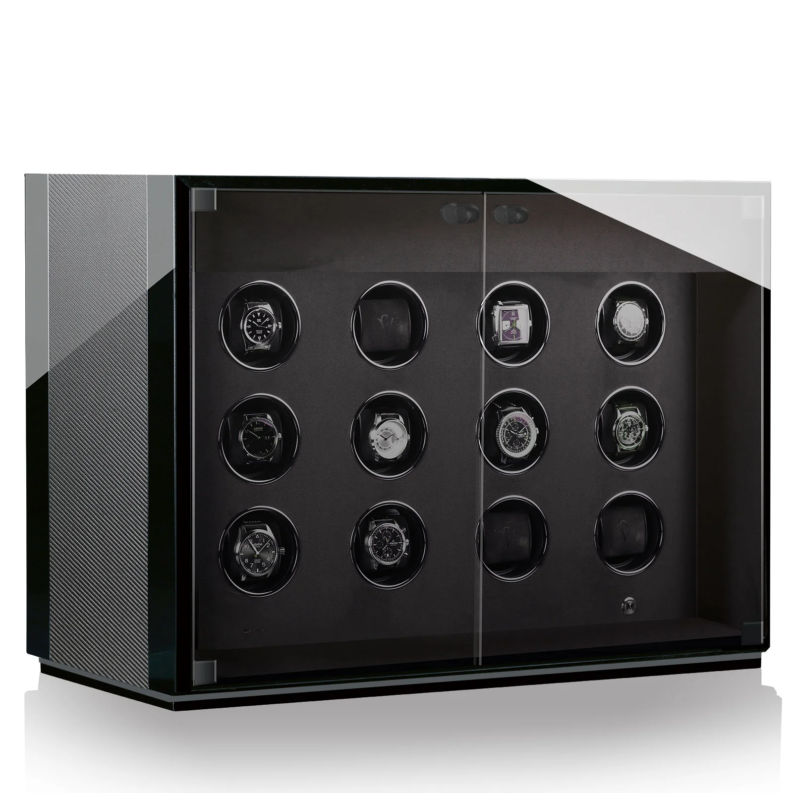 Chronovision Watch Winder Ambiance XII Carbon Black High Gloss - Image 3