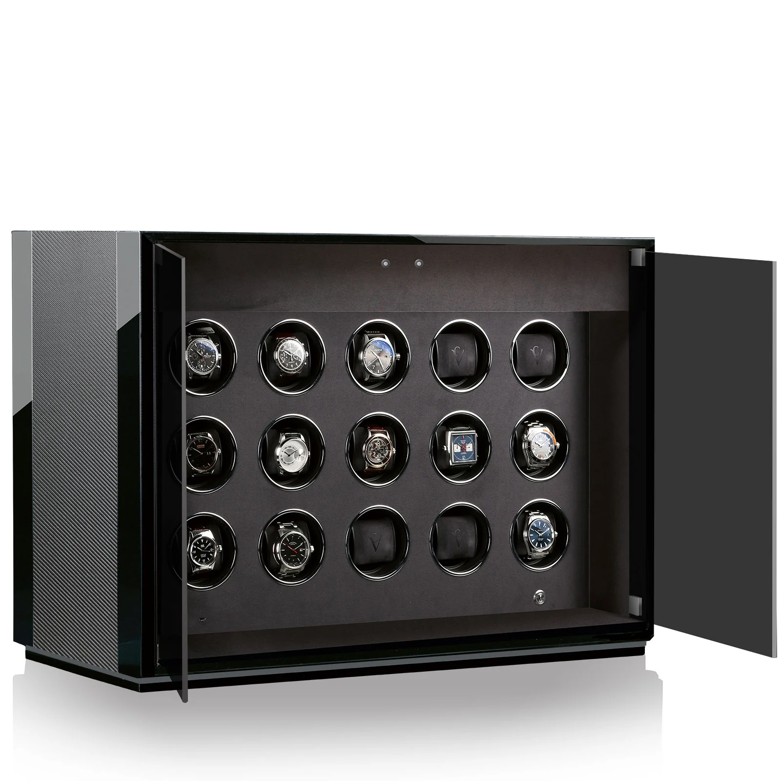 Chronovision Watch Winder Ambiance XV Carbon Black High Gloss