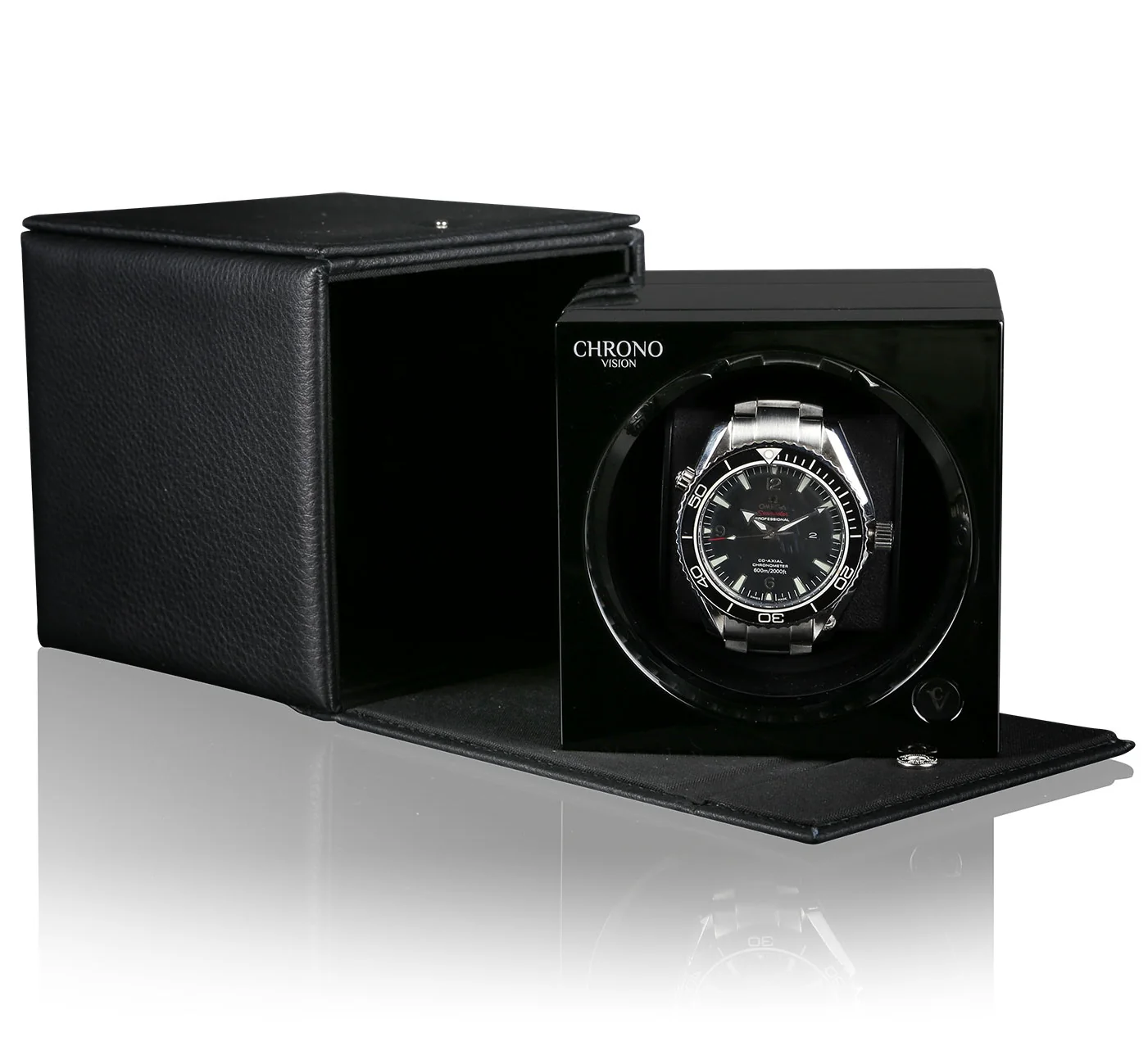 Chronovision Watch Winder Travel Box Black for Chronovision One - Image 3