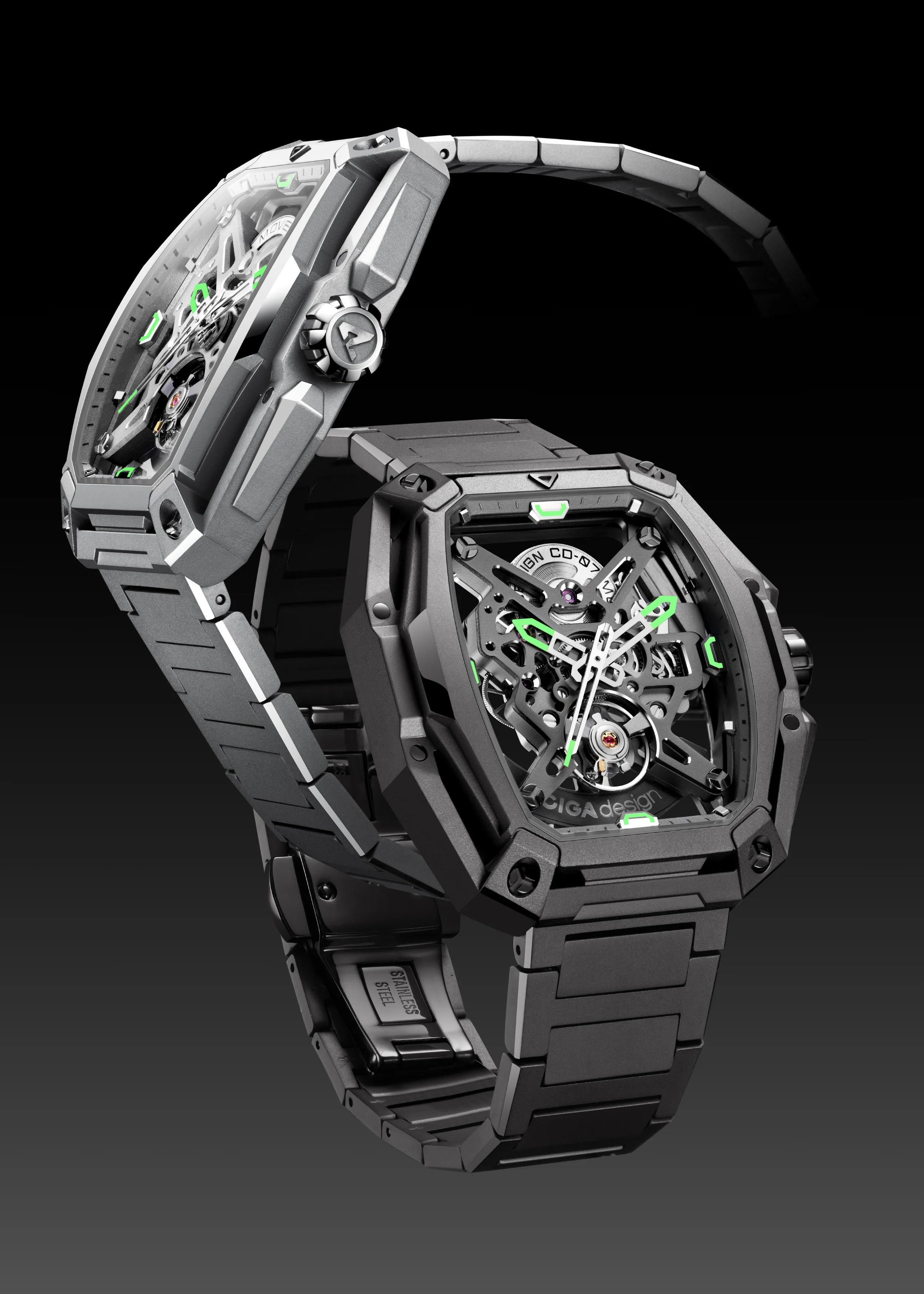 CIGA Z Hunter Carbon Grey Watch - Image 6
