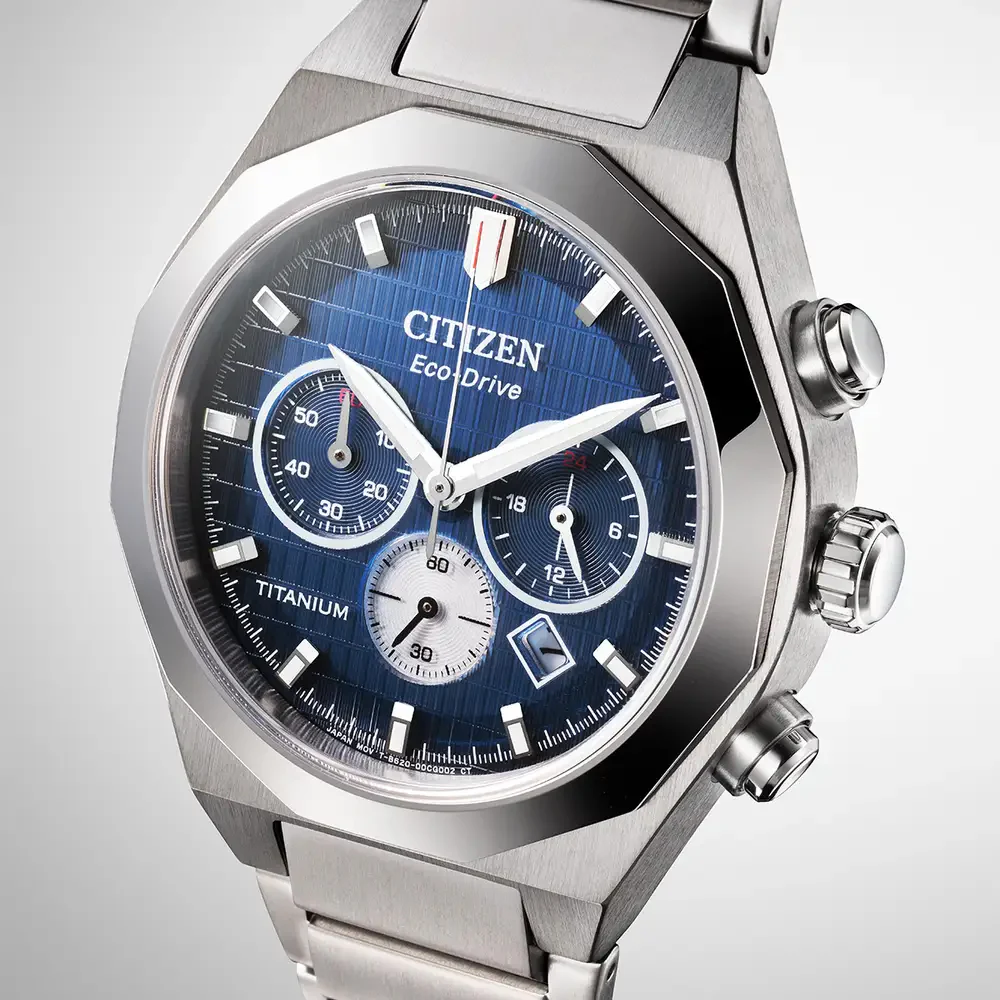Citizen Super Titanium Zenshin Senkei Blue Watch - Image 4