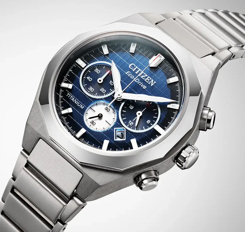 Citizen Super Titanium Zenshin Senkei Blue Watch - Image 5
