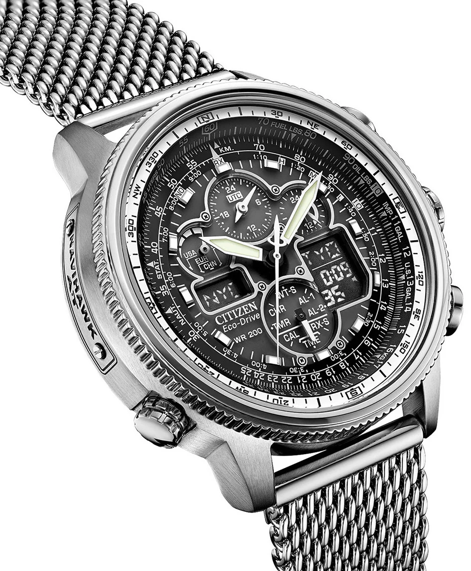 Citizen Navihawk A.T Eco Drive Mens Watch - Image 3