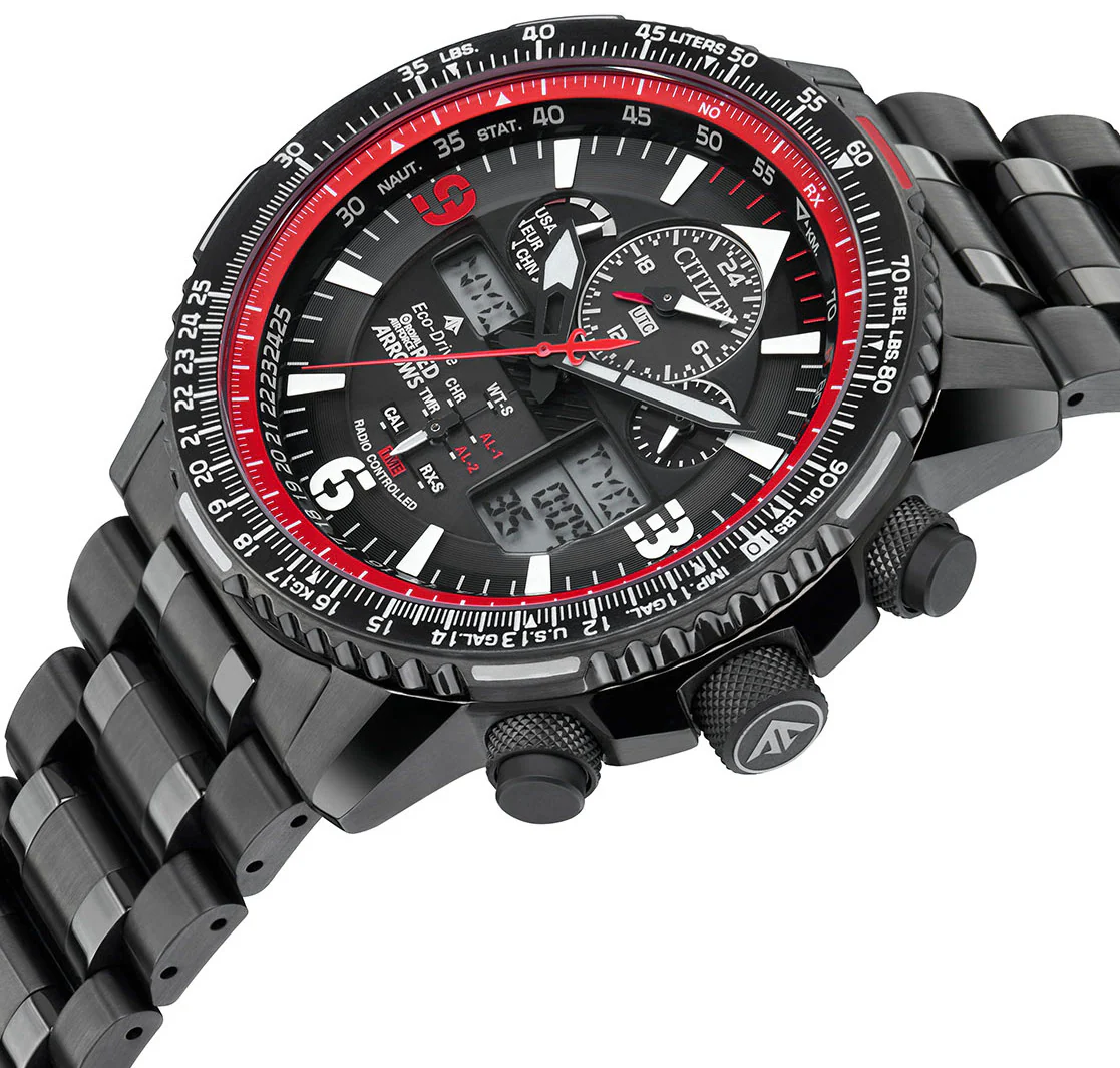 Citizen Red Arrows Skyhawk A.T Eco Drive Limited Edition Watch - Image 2