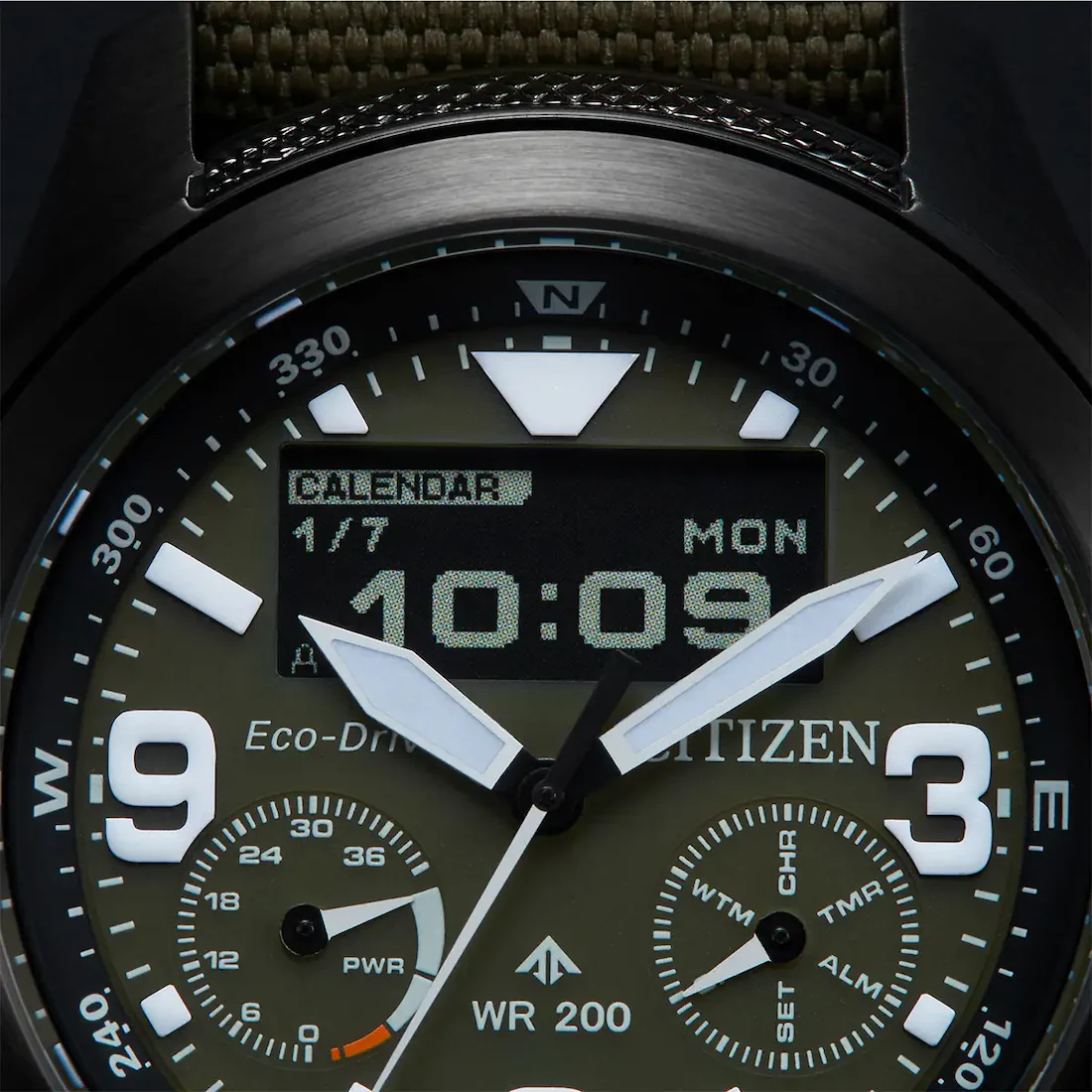 Citizen Promaster Eco Drive Combination Watch - Image 4
