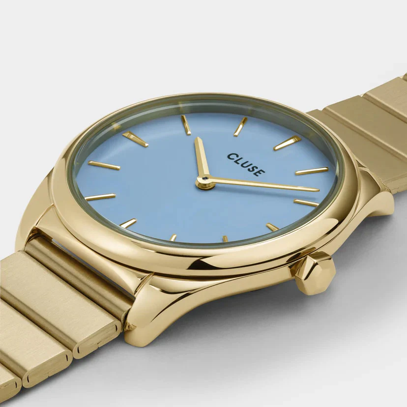 Cluse Feroce Petite Blue Gold - Image 2