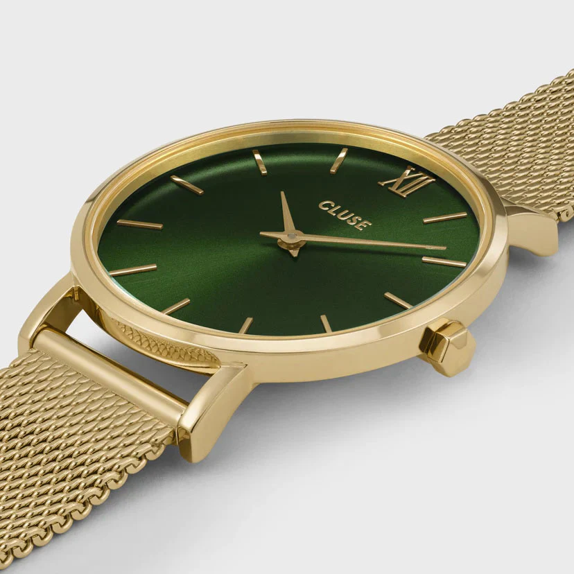 Cluse Minuit Mesh Green Gold - Image 2
