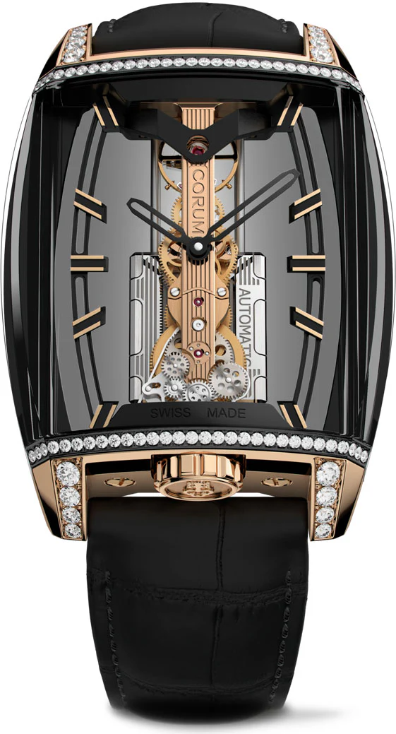 Corum Watch Goldem Bridge Titanium Gold Diamonds