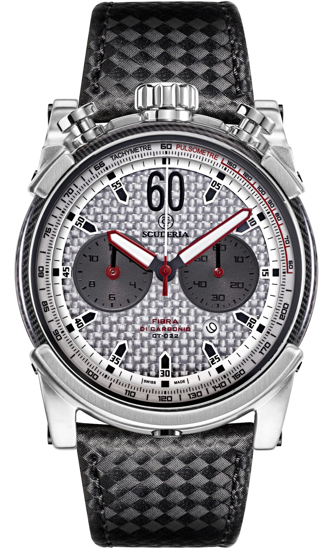 CT Scuderia Watch Bullet Head Carbon Fiber