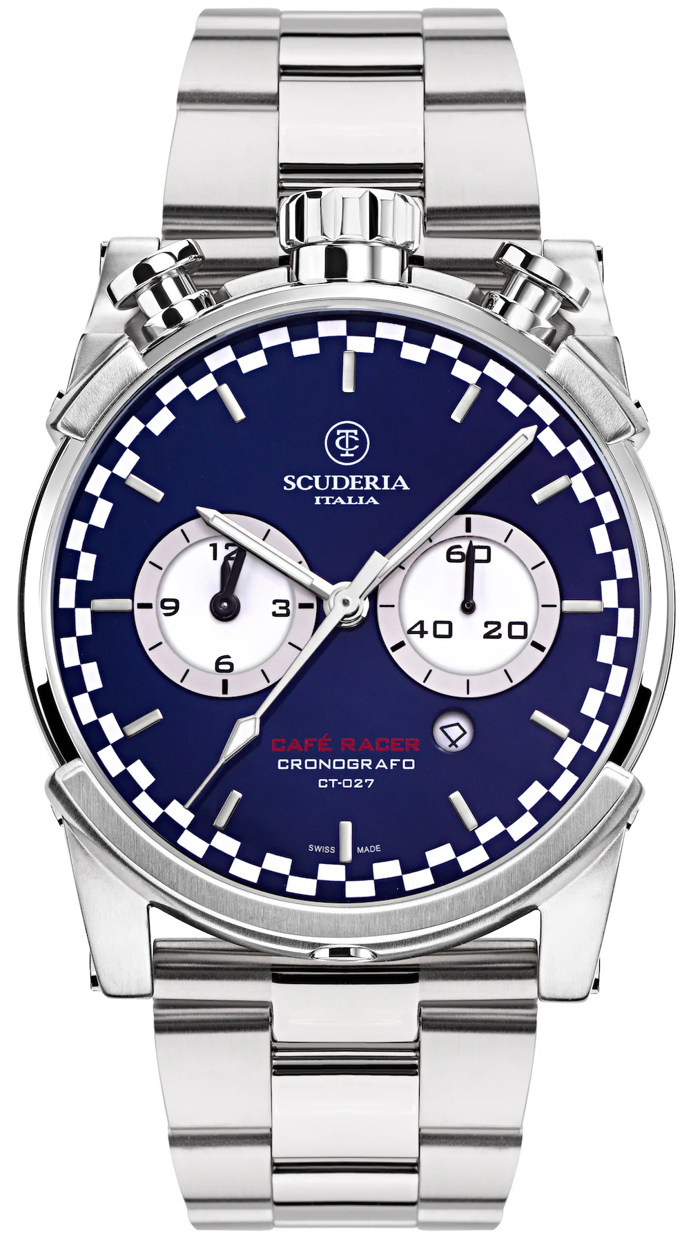 CT Scuderia Watch Bullet Head Check Flag
