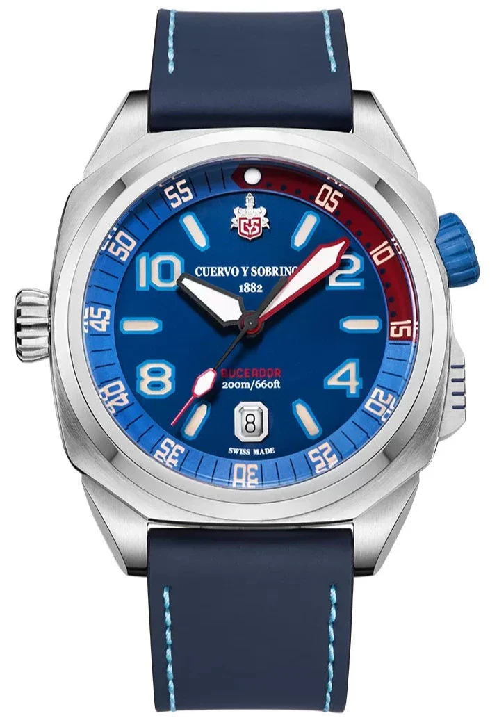 Cuervo y Sobrinos Buceador Caribe Watch