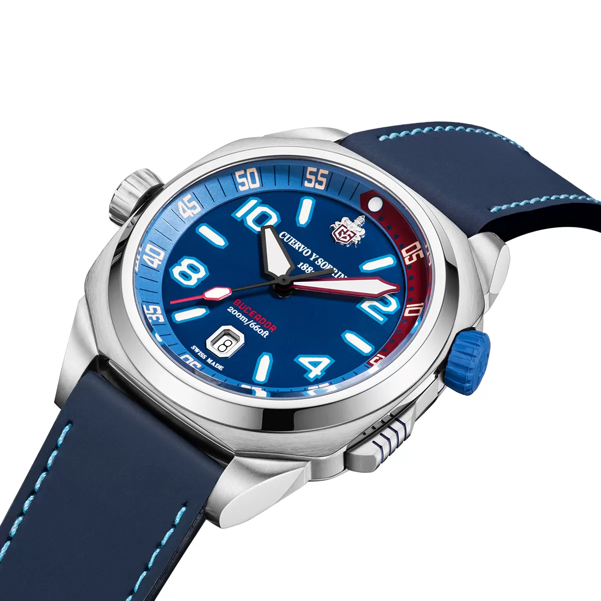 Cuervo y Sobrinos Buceador Caribe Watch - Image 5
